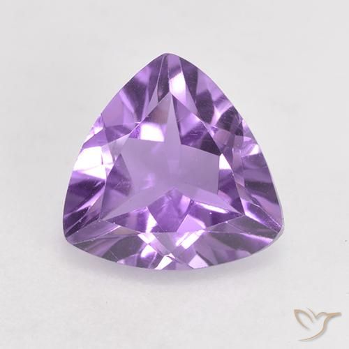 1.56ct Natural Deep Violet Amethyst, Trillion, VS