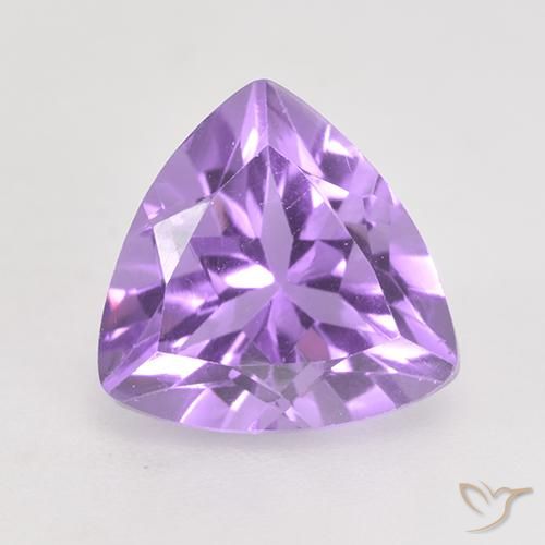1.92ct Natural Medium Violet Amethyst, Trillion, VS
