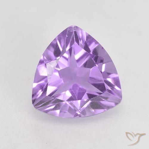 1.59ct Natural Medium Violet Amethyst, Trillion, VS