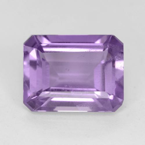 Medium-Light Violet Аметист Камень - 2.2ct Фасетный Октагон (ID: 533180)
