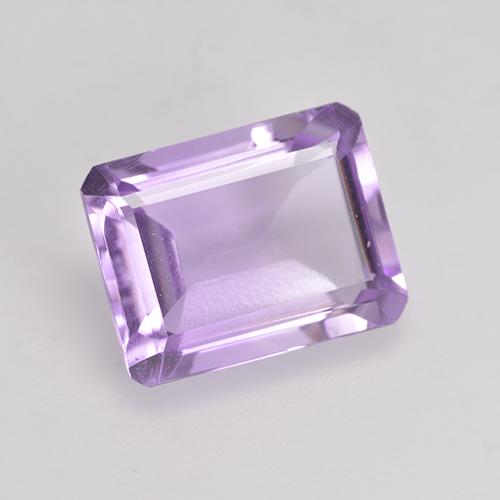 Light Violet Amethyst Gem - 2ct Octagon Facet (ID: 533307)