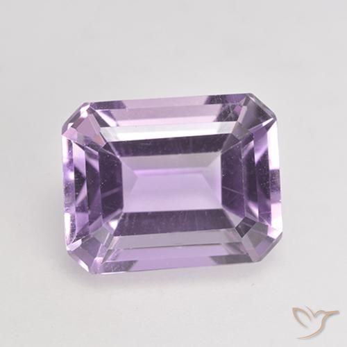 9mm x 7mm Natural Purple Amethyst Octagon Emerald Cut Gem Gemstone 
