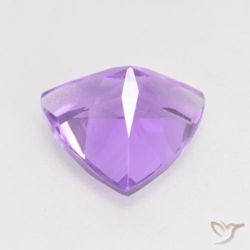 Amethyst Gemstone in 8.5 x 8.2 mm Size for Sale, Amethyst Stone in Medium Violet Color