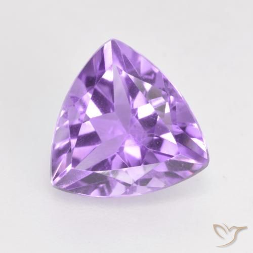 1.69ct Natural Deep Iris Violet Amethyst, Trillion, VVS-VS