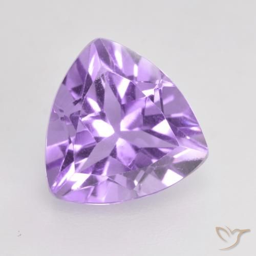 1.86ct Natural Deep Iris Violet Amethyst, Trillion, VVS-VS