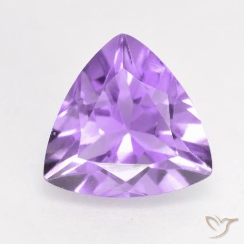 1.64ct Natural Iris Violet Amethyst, Trillion, VS