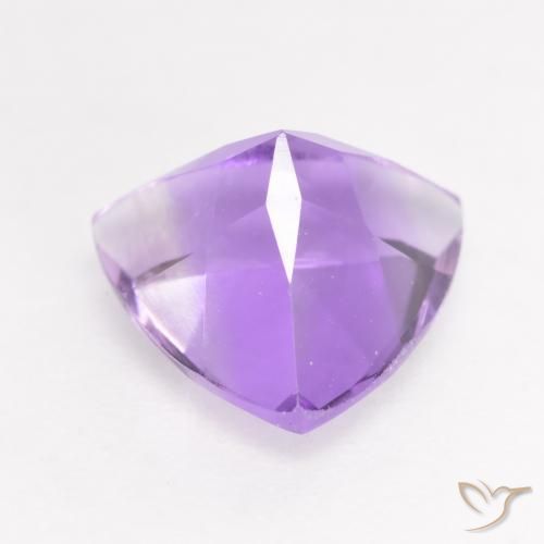 Amethyst Gemstone in 8.4 x 8.2 mm Size for Sale, Amethyst Stone in Iris Violet Color