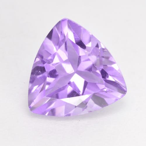 Medium Violet Аметист Камень - 1.7ct Огранка Триллион Фасетная (ID: 533516)