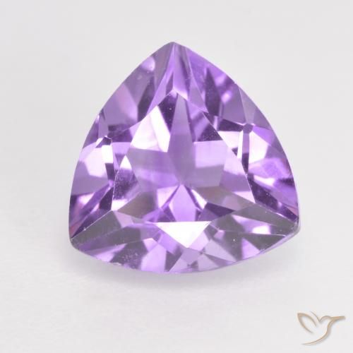 1.67ct Natural Iris Violet Amethyst, Trillion, VS