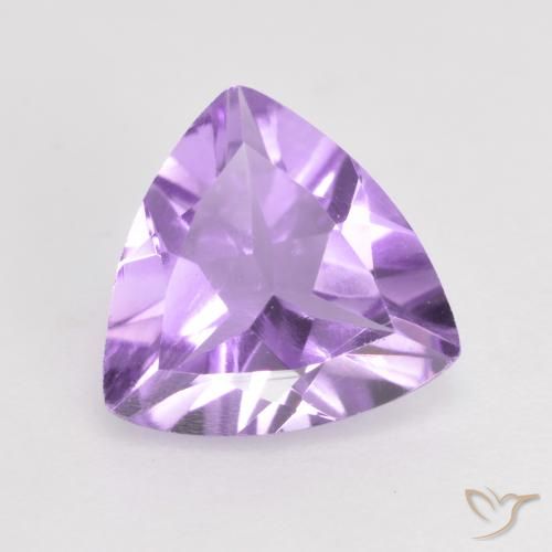 1.35ct Natural Iris Violet Amethyst, Trillion, VS