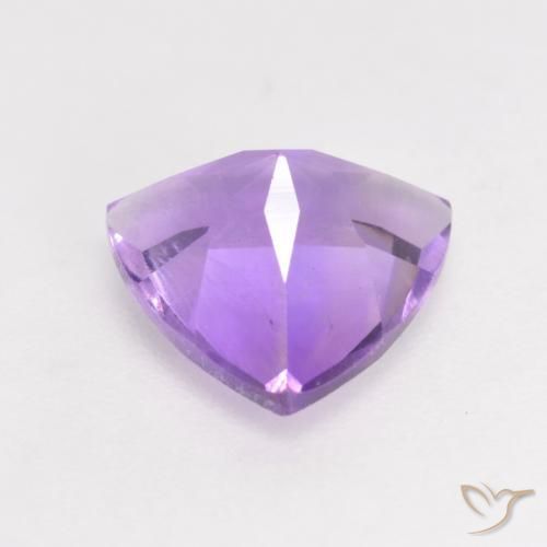 Amethyst Gemstone in 8.3 x 8.2 mm Size for Sale, Amethyst Stone in Medium Violet Color