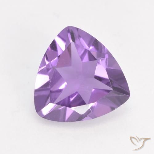 1.44ct Natural Iris Violet Amethyst, Trillion, VS