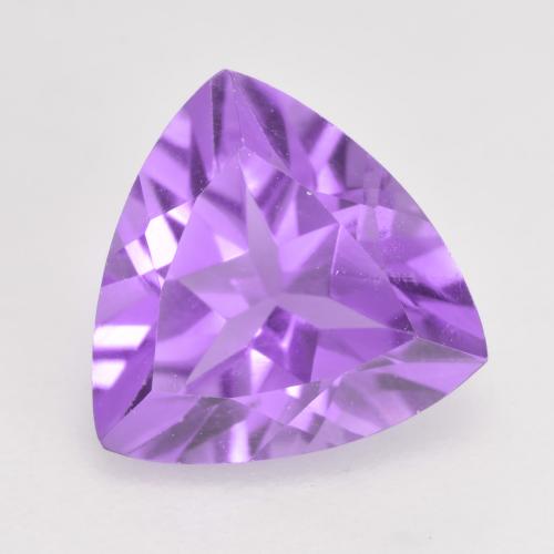 Medium Violet Ametista Gem - 1.6ct Sfaccettatura trilliant (ID: 533533)