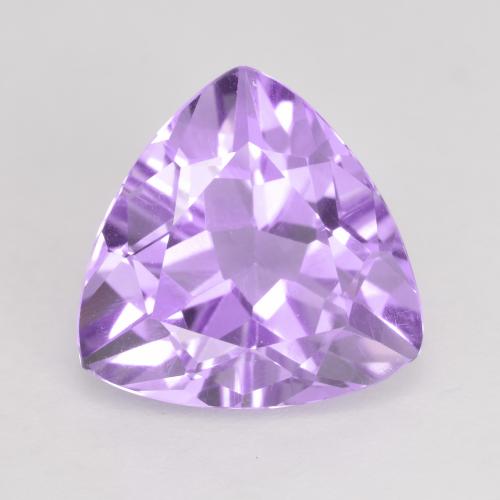 Medium Violet Amethyst Gem - 3ct Trillion Facet (ID: 533750)