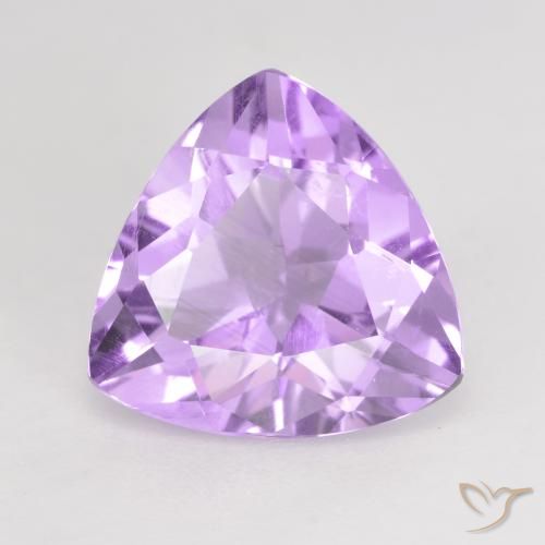 2.58ct Natural Medium Violet Amethyst, Trillion, VS