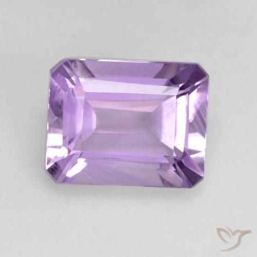 2.17ct Natural Medium Violet Amethyst, Emerald Cut, VVS-VS