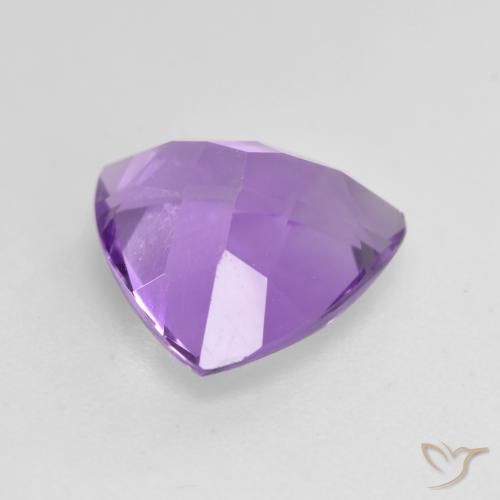 Amethyst Gemstone in 10 x 10 mm (calibrated) Size for Sale, Amethyst Stone in Deep Purplish Violet Color
