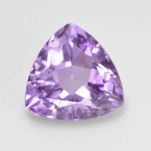 Violeta rosado Amatista Gema - 3.1ct Forma trillón (ID: 534718)