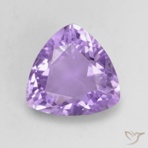2.53 ct Trillion Cut Amethyst, 9.9 x 9.8 mm From Brazil, Photo A