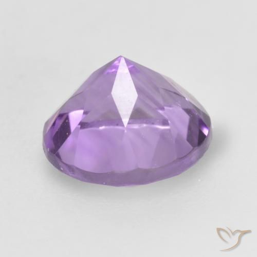 Amethyst Gemstone in 7 mm (calibrated) Size for Sale, Amethyst Stone in Medium Violet Color