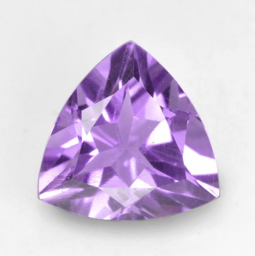 Pourpre violacé profond Améthyste gemme - 1.4ct Facette trillion (ID: 536164)