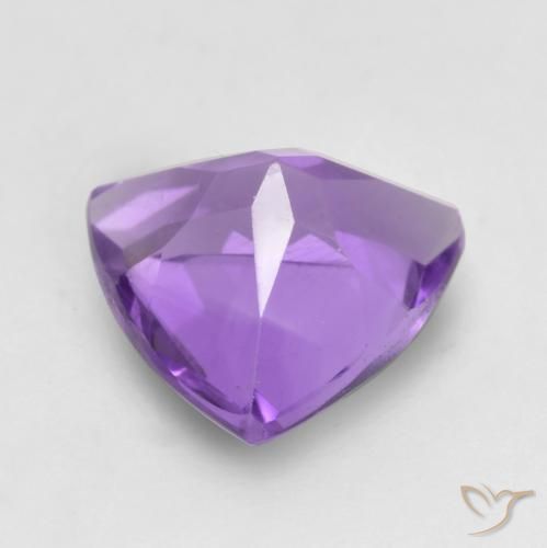 Amethyst Gemstone in 8 x 8 mm (calibrated) Size for Sale, Amethyst Stone in Deep Purplish Violet Color
