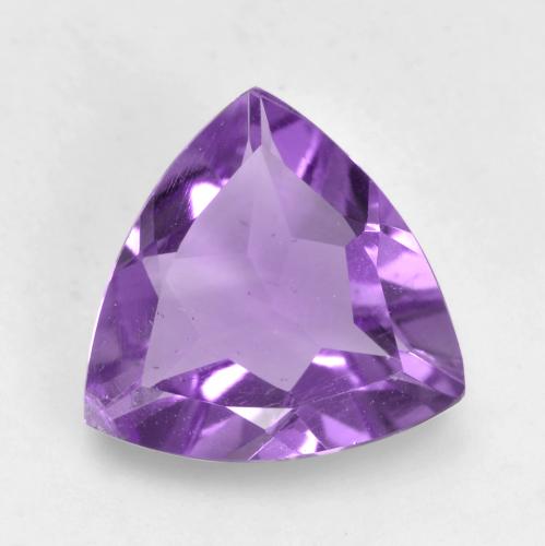 Vivid Violet Аметист Камень - 1.2ct Огранка Триллион Фасетная (ID: 536169)