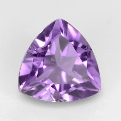 Medium Violet Аметист Камень - 1.6ct Огранка Триллион Фасетная (ID: 536509)