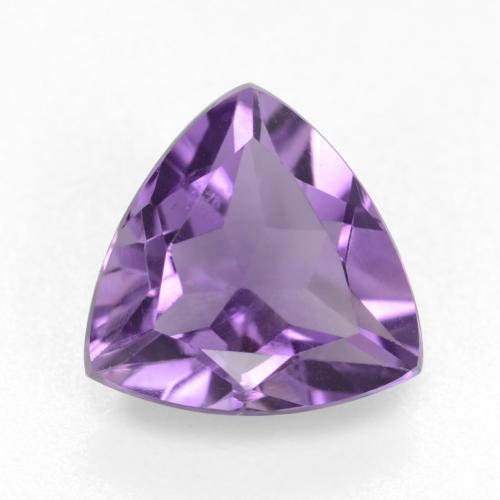 Violeta medio Amatista Gema - 1.4ct Forma trillón (ID: 536511)