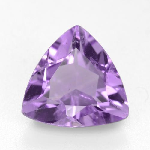 Violeta medio Amatista Gema - 1.5ct Forma trillón (ID: 536515)
