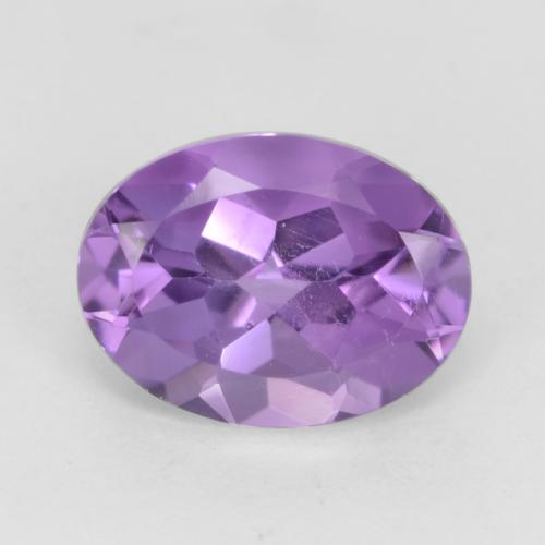 Medium Violet Аметист Камень - 1.1ct Фасетный Овал (ID: 536707)