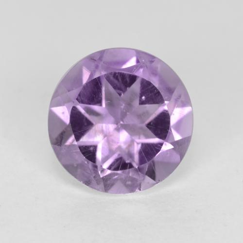 Medium Violet Pink Amethyst Gem - 1.1ct Round Facet (ID: 541790)