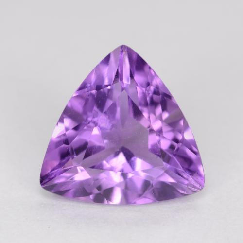 Medium Violet Аметист Камень - 2.1ct Огранка Триллион Фасетная (ID: 541907)