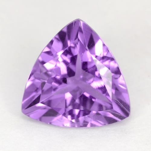 Vivid Violet Amethyst Gem - 1.9ct Trillion Facet (ID: 542098)