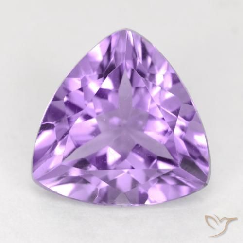 Viola tendente al rosa Ametista Gem - 2.3ct Sfaccettatura trilliant (ID: 542102)