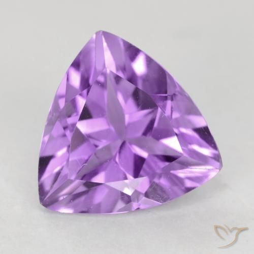 1.99ct Natural Deep Purplish Violet Amethyst, Trillion, VVS-VS