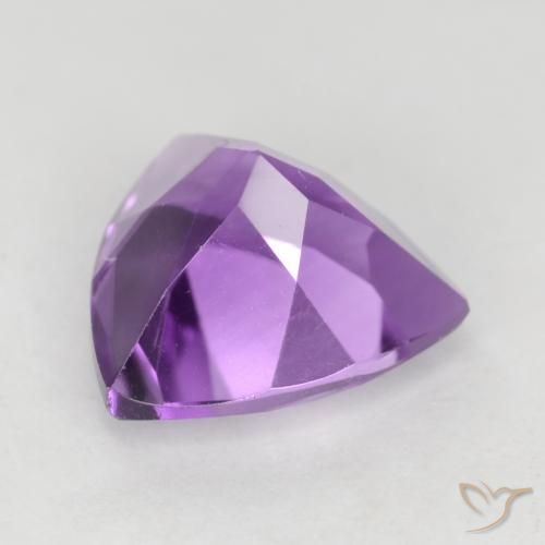 Amethyst Gemstone in 9 x 9 mm (calibrated) Size for Sale, Amethyst Stone in Deep Purplish Violet Color