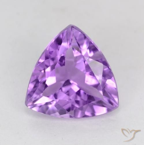 Medium Violet Ametista Gem - 2.2ct Sfaccettatura trilliant (ID: 542519)