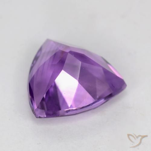 Amethyst Gemstone in 9 x 9 mm (calibrated) Size for Sale, Amethyst Stone in Deep Purplish Violet Color