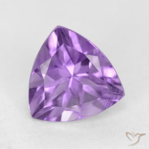 2.26ct Natural Pinkish Violet Amethyst, Trillion, VVS-VS