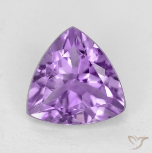 2.19ct Natural Medium Violet Amethyst, Trillion, VVS-VS