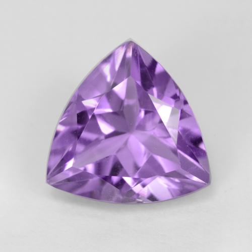 Medium Violet Аметист Камень - 2.3ct Огранка Триллион Фасетная (ID: 543691)