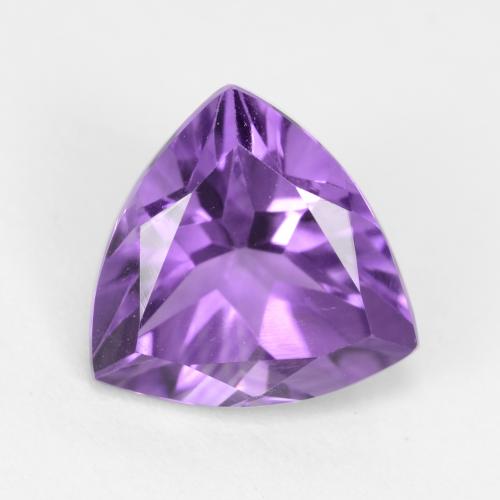 Medium Violet Amethyst Gem - 2.3ct Trillion Facet (ID: 543696)