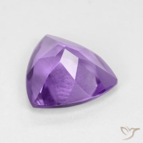 Amethyst Gemstone in 9 x 9 mm (calibrated) Size for Sale, Amethyst Stone in Deep Violet Color