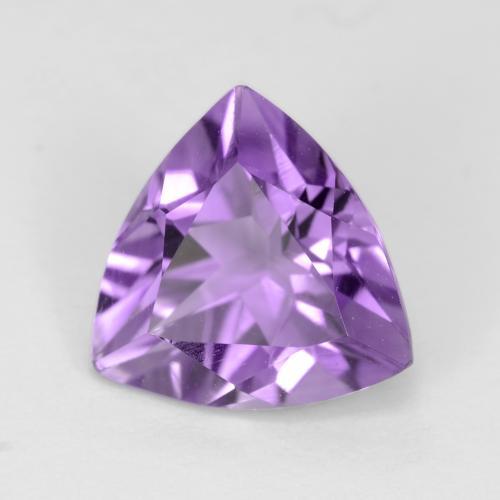 Розовато-фиолетовый Аметист Камень - 2.1ct Огранка Триллион Фасетная (ID: 543708)