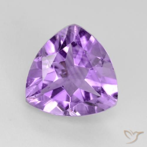 2.23ct Natural Medium Purplish Violet Amethyst, Trillion, VS