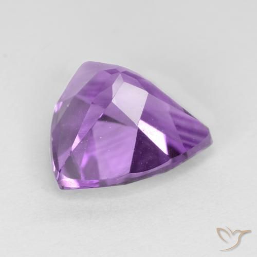 Amethyst Gemstone in 9 x 9 mm (calibrated) Size for Sale, Amethyst Stone in Deep Purplish Violet Color