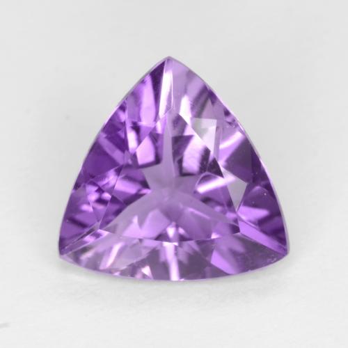 Medium Violet Аметист Камень - 1.7ct Огранка Триллион Фасетная (ID: 543849)