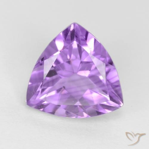 2.32ct Natural Medium Violet Amethyst, Trillion, VVS-VS