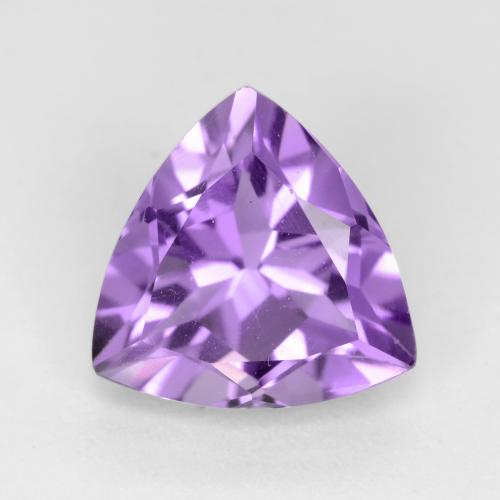 Violeta medio Amatista Gema - 2.2ct Forma trillón (ID: 543977)